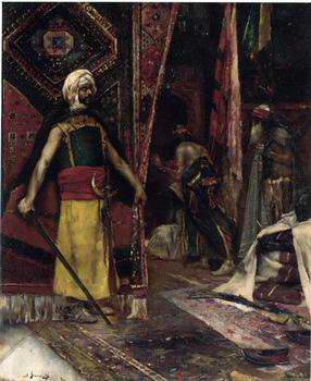 unknow artist Arab or Arabic people and life. Orientalism oil paintings  385 China oil painting art